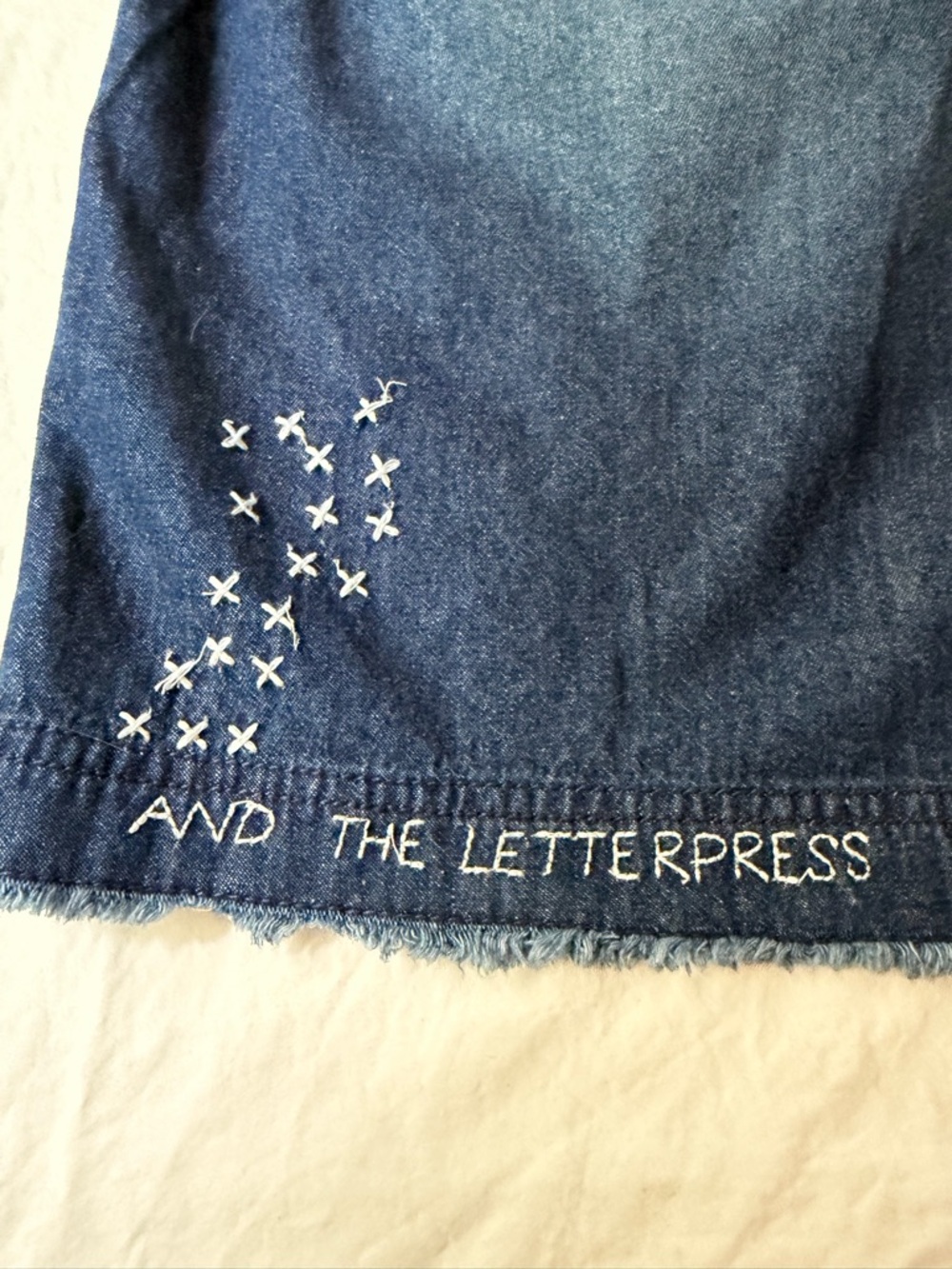 ANTHROPOLOGIE PILCRO Patchwork Denim Mini Skirt M - Picture 16 of 16